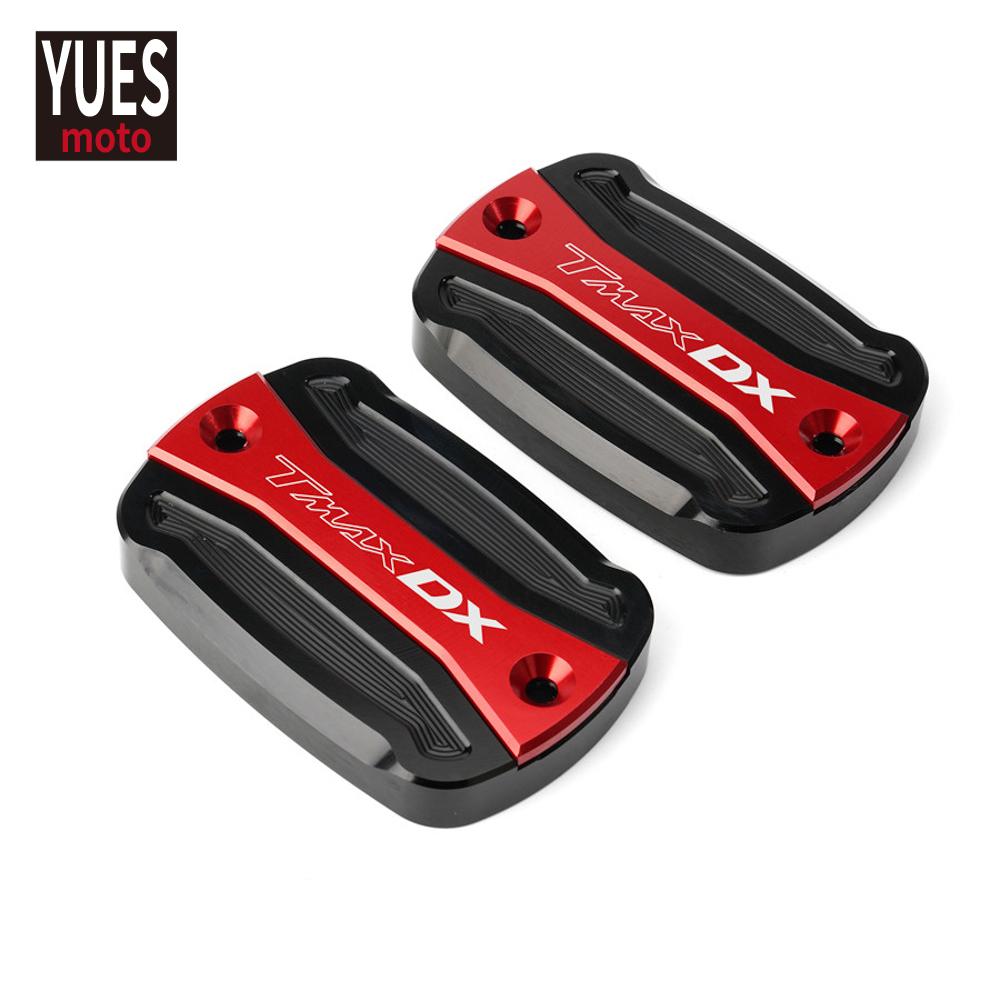 Motorcycle Accessories High Quality CNC Brake Fluid Reservoir Cap Cover For Yamaha TMAX530 DX T-MAX 530