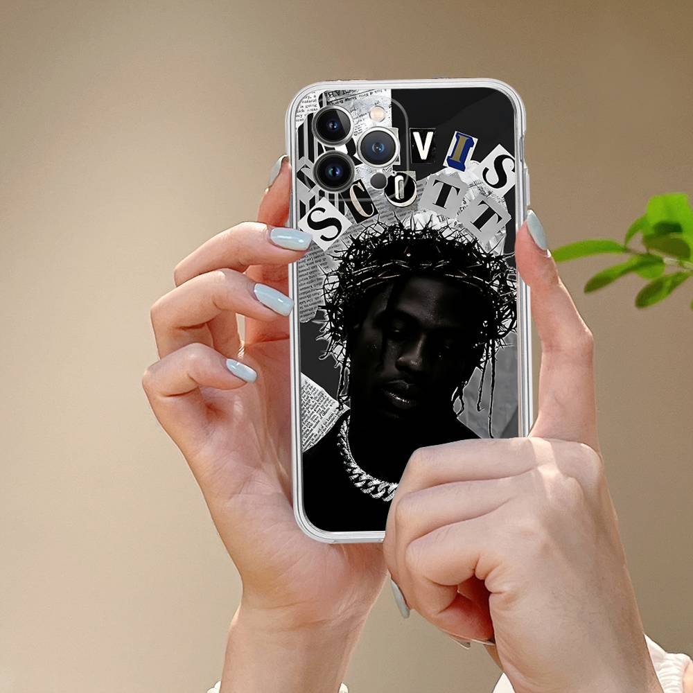 T-Travis S-ScottS Singer For IPhone 17 16 15 14 13 12 11 Pro Max Plus Phone Case High End Silicone