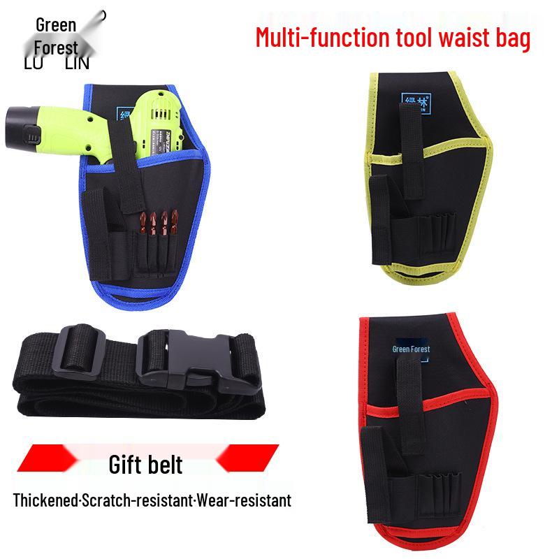 Multifunctional Small Tool Waist Bag - Oxford Cloth Electrician Repair Canvas Bag