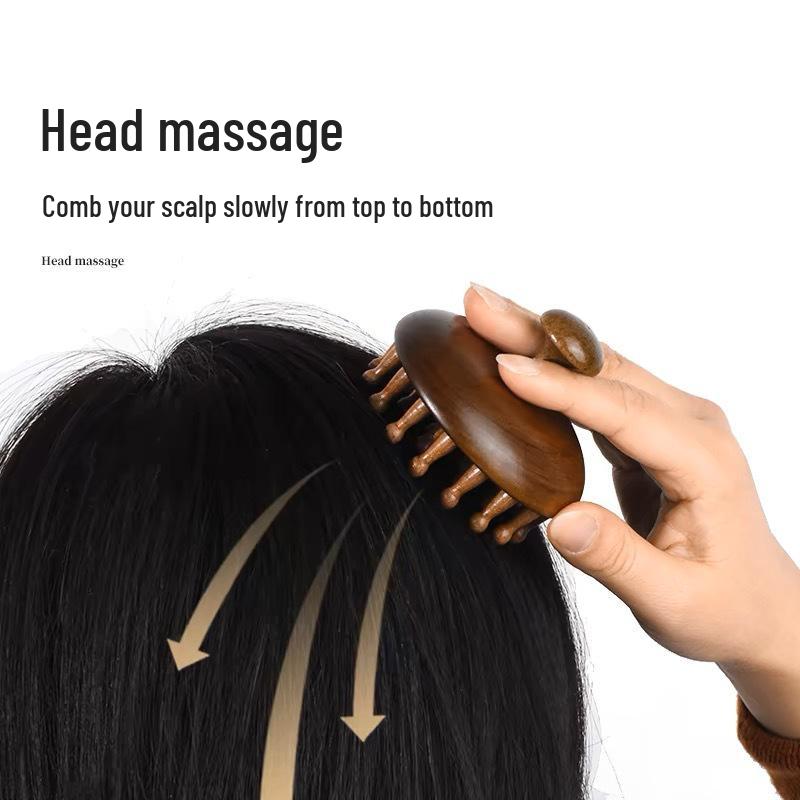 Sandalwood Scalp and Hair Care Massage Comb