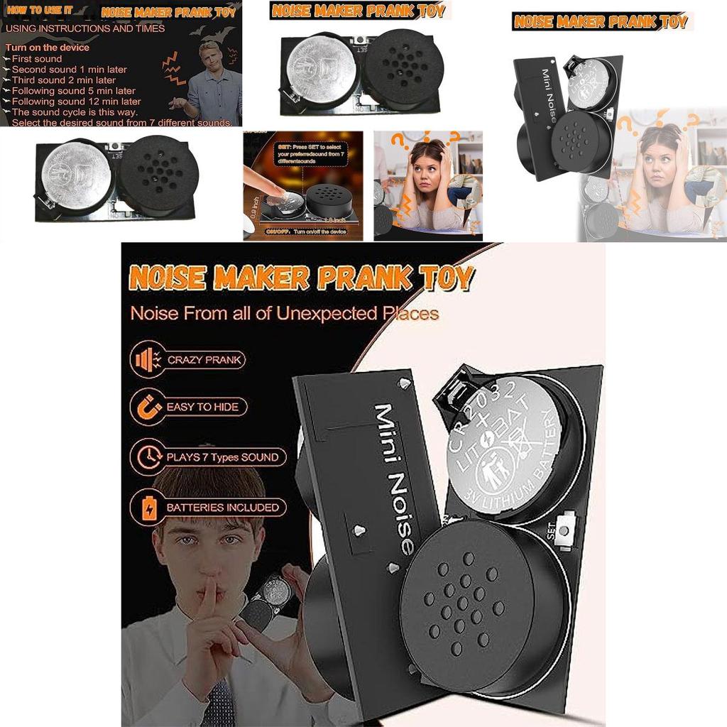 Halloween Prank Toy Mini Noise Maker Metal Material Create Pranks