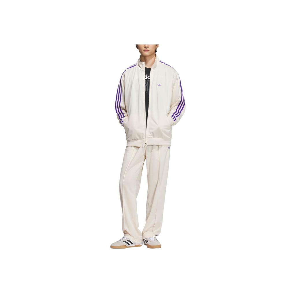 adidas Oryginalny dres Beckenbauera Aw24 Unitefit Outdoor Casual Rozpinana kurtka Unisex Kurtka Magic-White Energy-Ink JD5269