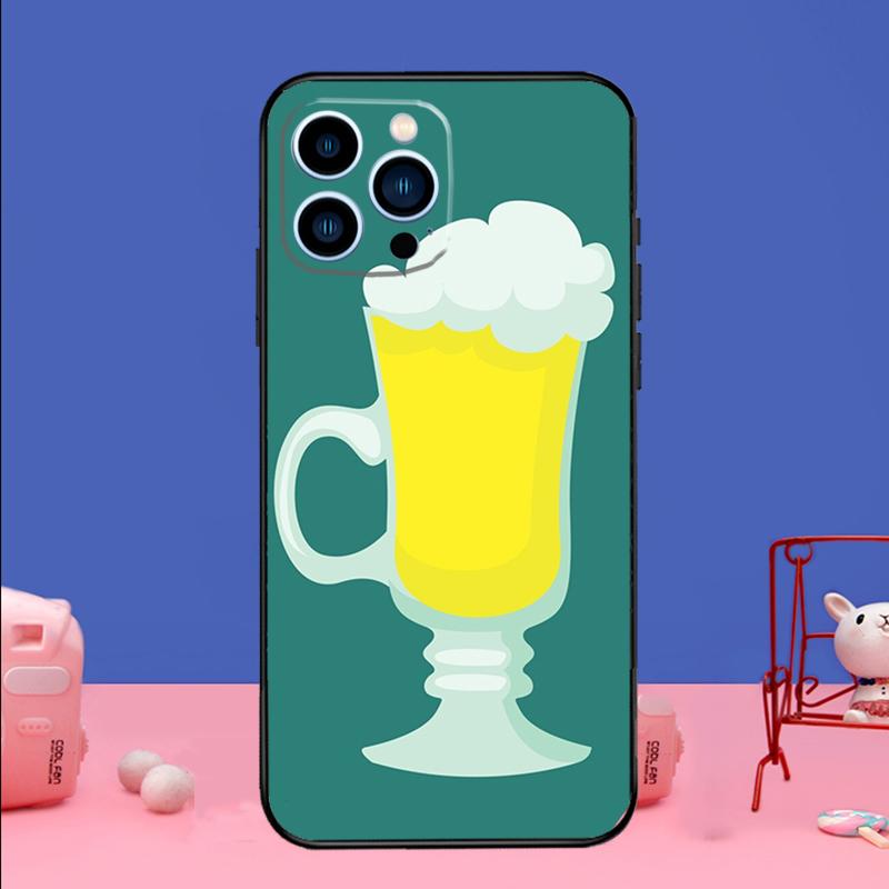 Beer Mug Beer Bubbles Phone Case For iPhone 17 16 15 13 11 12 14 Pro Max mini 15 16 Plus 16e 17 Air Bumper Cover