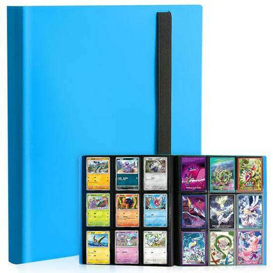 Portable 9-Grid Pocket Monsters Card Album for Trading and Collectible Pokemon Cards