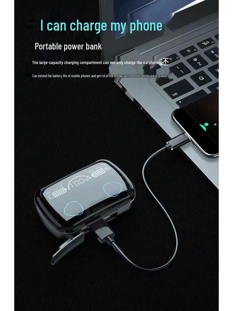 2024 True Wireless Noise-Cancelling Sport Earphones for Men & Women, Compatible with Huawei & Apple