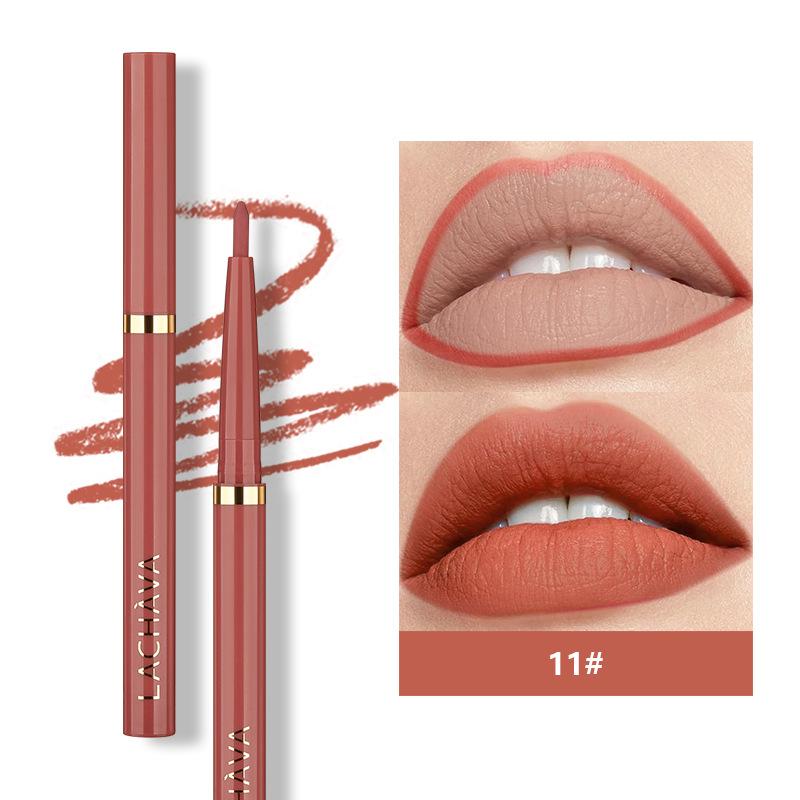 JYL LACHAVA Matte Nude Lipliner Outlines the Lips 12 Color Beauty Mouth Red Lip Marker