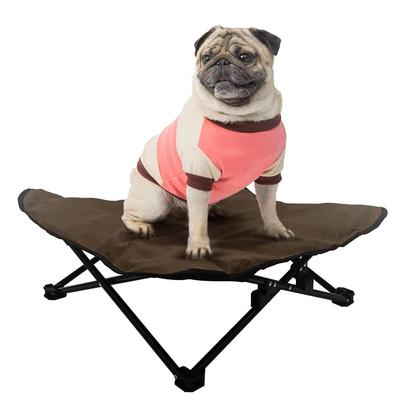 Waku fimac Haustierbett, Hundeliege, für kleine und mittelgroße Hunde, faltbar, leicht, waschbar, 600D PVC-Plane, 20 kg Tragfähigkeit, Outdoor-Camping