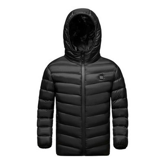 Children's USB Heated Waterproof Winter Jacket - Smart Temperature Control for Boys and Girls