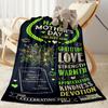 Mother's Day Greeting Card Blanket Suitable for Sofas,travel, Living Rooms Also a Good Gift for Friends and Family Suitable for All Seasons.