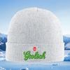 Green Grolsch Text Logo,oval Emblem Men Women Unisex Knitted Hat Beanie Pullover Cap Winter Thermal Warm Christmas Outdoor Cycli