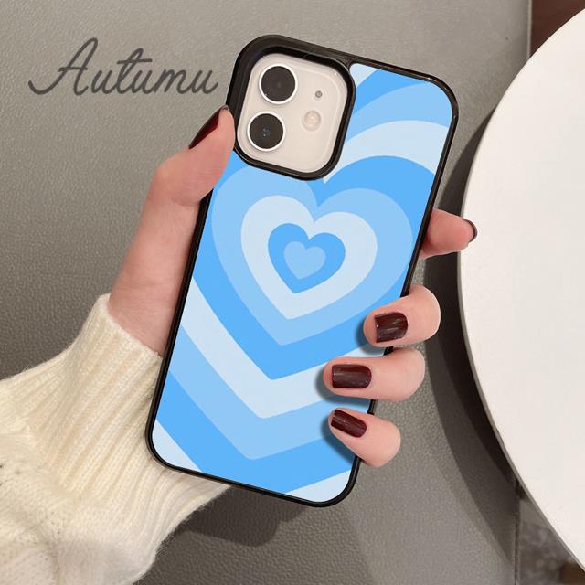 Illusion Herzen Handyhülle für iPhone 11 12 13 14 Pro Max mini X XR XS SE 2020 5 6S 7 8 Plus Samsung Galaxy S21 S22 Hülle