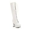 Large Size  Spring Boots Waterproof Platform Thick High Heel Cross Strap High Boots H