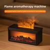Aromatherapie Flammen-Luftbefeuchter, 7 Farben ätherisches Öl-Diffusor, Mini-Kamin-Design, Entspannende Heim-Schlafzimmer-Luftreiniger-Dekoration