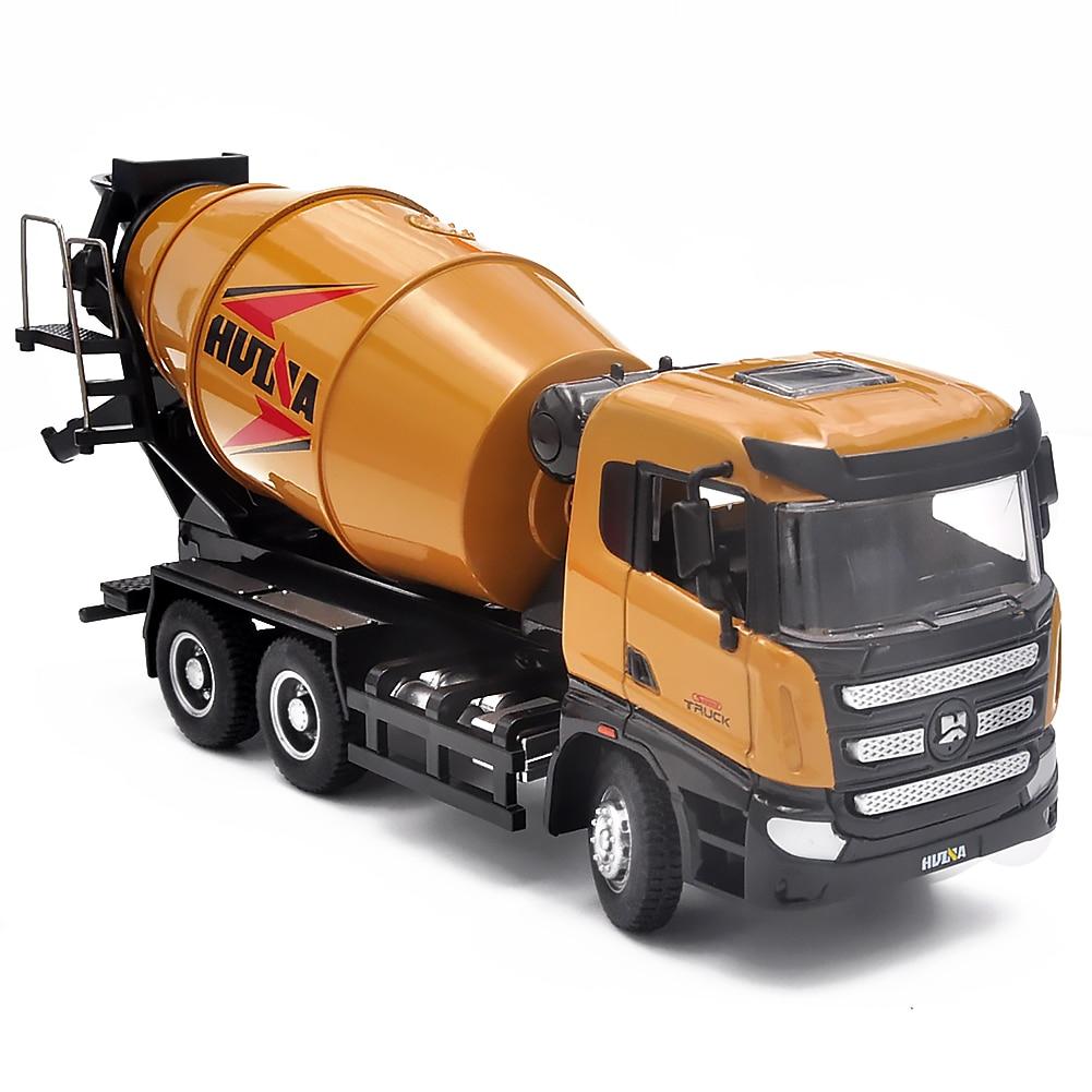 

1:50 Alloy Concrete Mixer Truck Model sliding Construction Truck Toy simulation Tank Truck жовтий