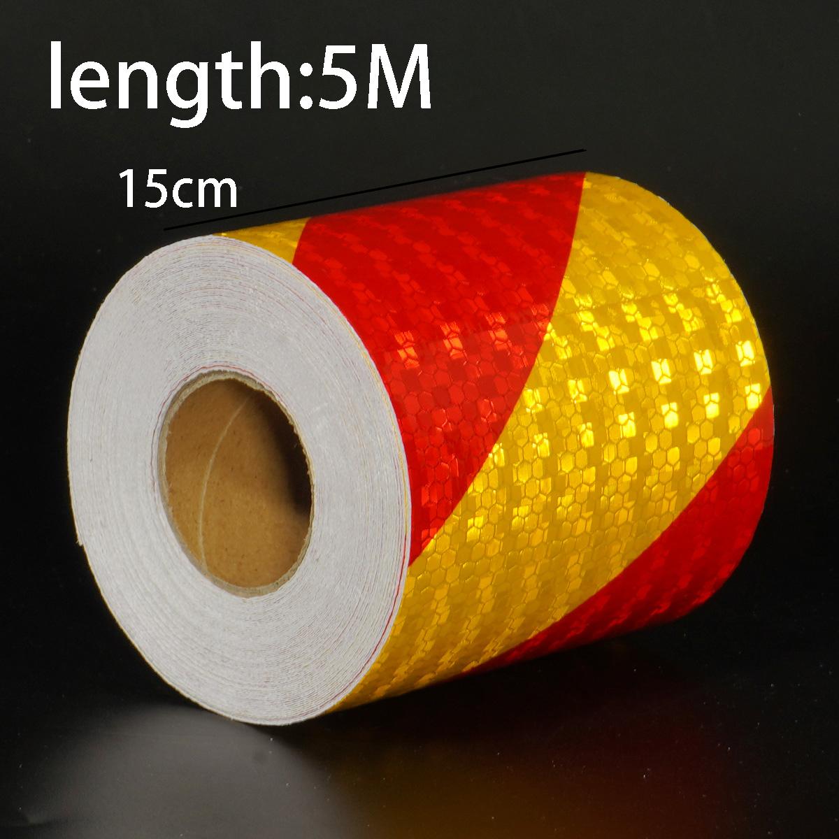 Car Bumper Reflective Stickers – Reflective Warning Strip Tape, Secure Reflector Decals & Safety Warning Tape