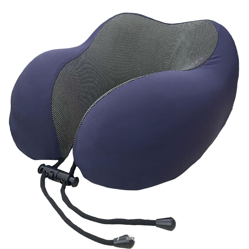 U-Shaped Memory Foam Travel Neck Pillow for Airplane and Car Support