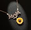 Pearl Sunflower Pendant Necklace - Elegant Women's Fashion Jewelry