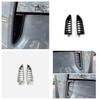For Nissan X-Trail Xtrail T33    ABS Chrome Front Bumper Air Outlet Trim Vent Frame Cover Car Styling Accessories