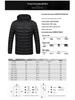 Dual-Control Hooded Heated Jacket with Three-Speed Intelligent Temperature Heating
