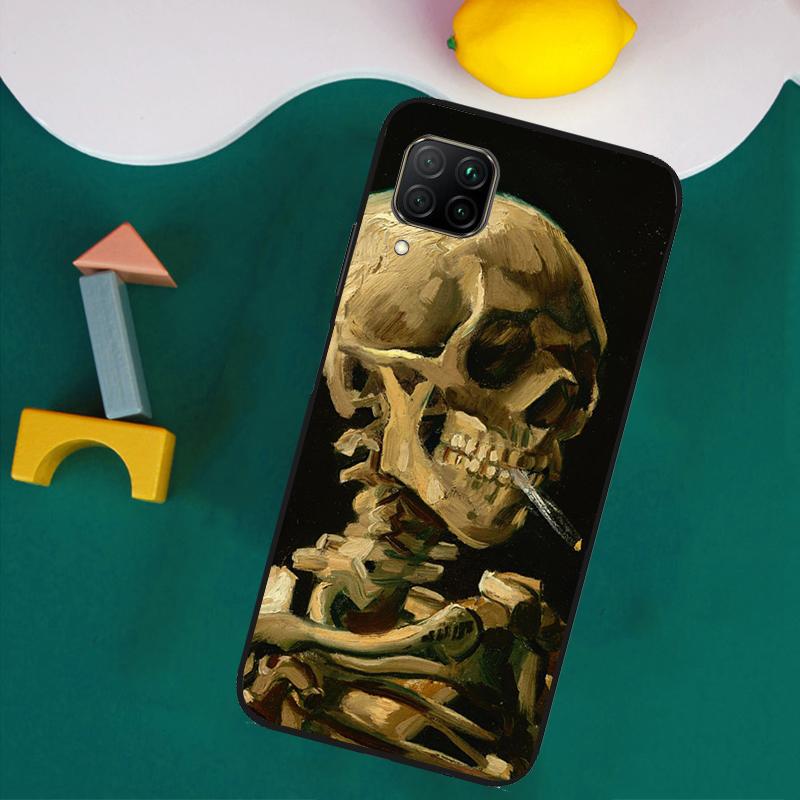 Gothic Skull For Huawei Nova 11i 12s 12i 8i 7i Y73 Y70 Y90 Y60 Y72 Y61 Y91 9 10 SE P30 Pro P40 Lite Case