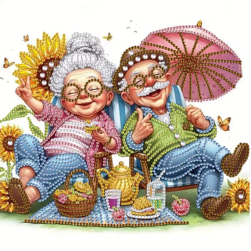 Diamond Painting Handmade DIY Diamond Painting Cartoon Square Living Room Bedroom Decorative Painting