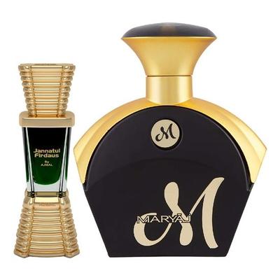 Huile de parfum concentrée Jannatul Firdaus Attar oriental sans alcool 10 ml pour parfum unisexe 90 ml pour femme