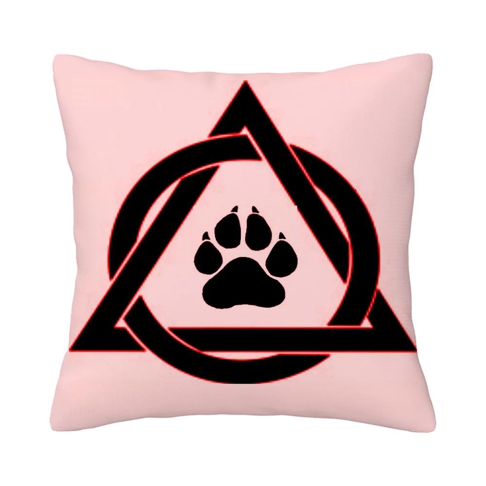 Kissenbezug Therian Symbol Kissenbezüge Dekokissen 45x45 Kissenbezug Luxus Wohnzimmer Dekoration Zuhause Wurfkissen
