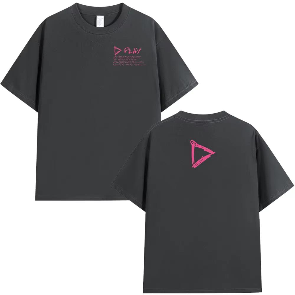 Ed Sheeran Play Tour 2025 Merch T Shirt Men's Women Clothing Fashion Streetwear T-shirts Oversized Cotton Short Sleeve T-shirts
