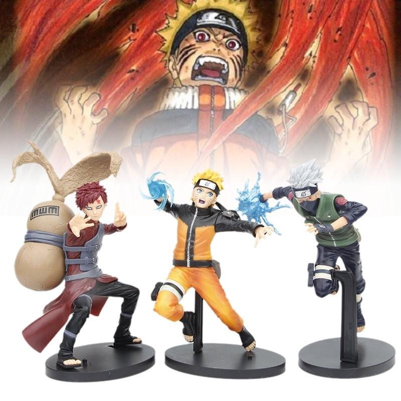 Naruto Action Figure Gaara Kakashi Collectible Statue Pvc Figurine 20cm Anime Decor