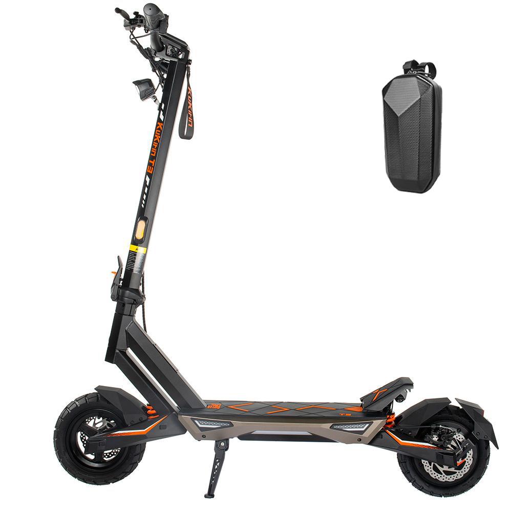 KuKirin T3 10-Zoll Elektroroller, 800W Motor, 48V 15,6AH Akku, maximale Reichweite von 58km, maximale Tragfähigkeit von 120kg, schwarz