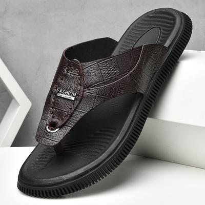 Newest Summer Men'S Slippers Luxury Flip Flops Men Beach Hotestel Fashion Casual Shoes High Quality Outdoor Leisure Walking Flip-Flops