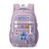 Male And Female Cartoon Student Spine Backpack High School Student Schoolbag