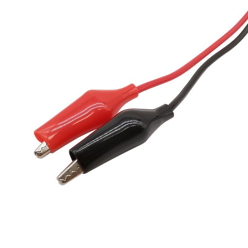 1/5/10Pcs 4Mm Banana Plug To Crocodile Cable Alligator Jumper Wire Test Leads 5A 1 Meter Double Red And Black Clips