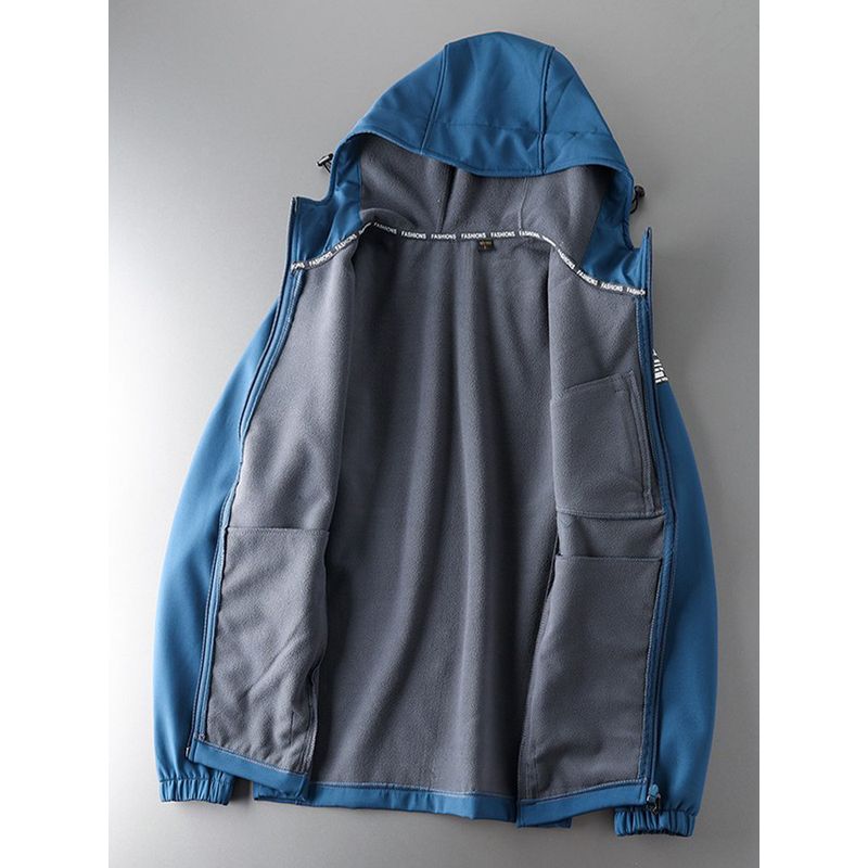 Windproof Fleece Men's Outdoor Sports Clothing Soft Shell Jacket