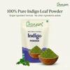 Dravyam Herbals Indigo-Blattpulver für Haarfarbe | 100 % rein & natürlich, chemikalienfrei | Mit Henna für Braun- bis Schwarztöne verwenden | Für Männer & Frauen