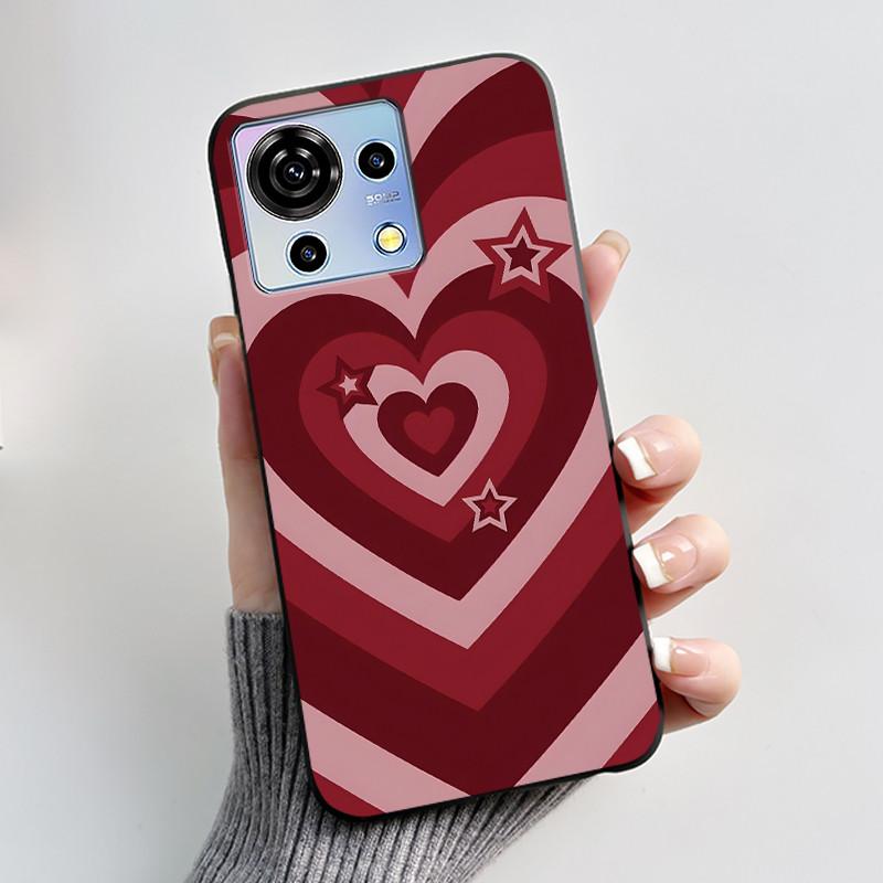 For ZTE Blade V50 Vita Case Luxury Cute Love Rabbit Funny Black Soft Silicone Phone Casing For ZTE BladeV50 Vita V50Vita Cover