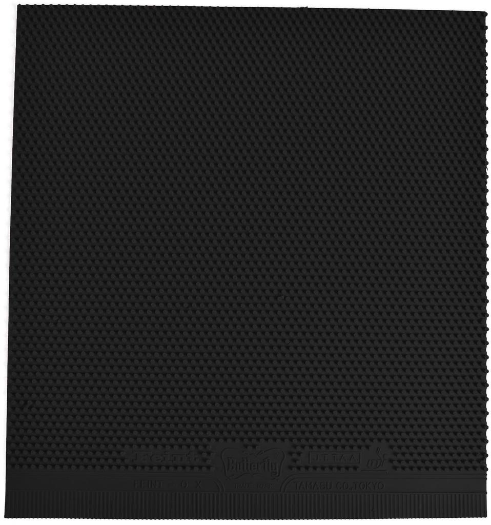 Butterfly Table Tennis Rubber Feint OX High Tub 1 Piece (No Sponge) 00060 Black FEOXB