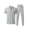 2023 Men's European and American Fashion POLO Shirt and Sports Set