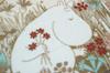 Marushin Moomin Picking Made in 1465003800 Throw, 70x100cm, "Flower Moomin," Japan, Acrylic,