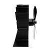 Ht Powered 6-Blade Stove Fan with Auto Start at 50C 122F for Wood Gas     with Anodized Aluminum Blades, No Battery Required