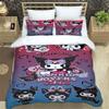 Kuromi 3-piece Cartoon Bedding Set, Exquisite Adult and Children's Bedding Set, Suitable for Double and Single Beds, Large Size.