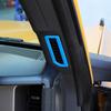2xA-Pillar Air Vent AC Outlet Cover Decor Trim For Ford Bronco 21-25 Light Blue