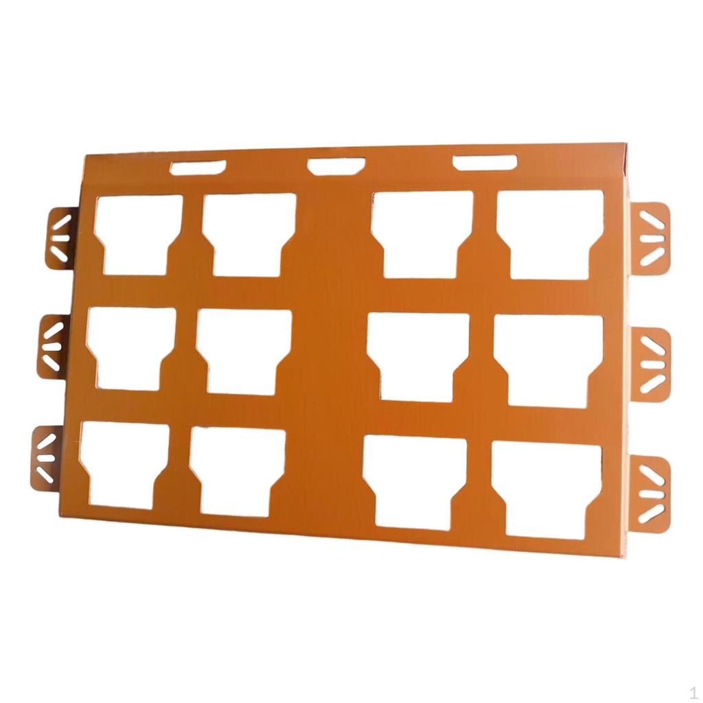 Mounting Plate Tool Cabinet Fixing Bracket Compatible with Organization System Multifunctional