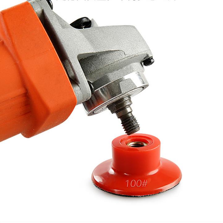 M10 M14 Thread 2'' 50Mm Diamond Hand Polishing Electroplated Sanding Pads Grinding Disc For Glass Granite Marble Concrete