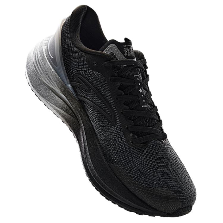 ANTA NITRO EDGE Men Professional Cushioning Running Shoes Black Gray Silver 112435563-6