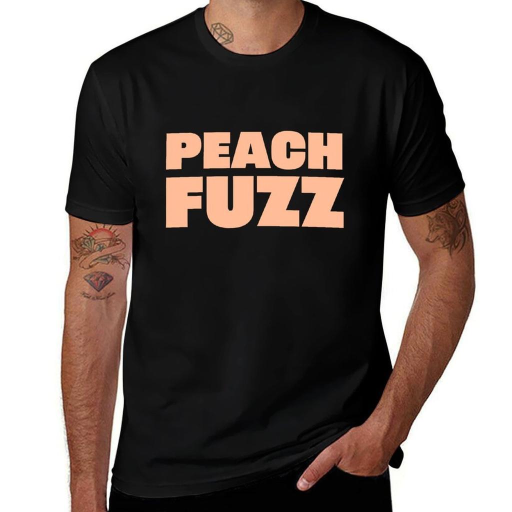 Pantone Color Of The Year 2024 Peach Fuzz Tshirt Casual Basic Street Style Tshirt
