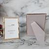 Golden Metal Photo Frame Stand Photo Frame Desktop Pendulum Decorative Frame Wall Decoration room photo decoration frame