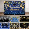 2025 Graduation Season Background Banner Bachelor's Cap Balloon Party Decorative Background Photography Background