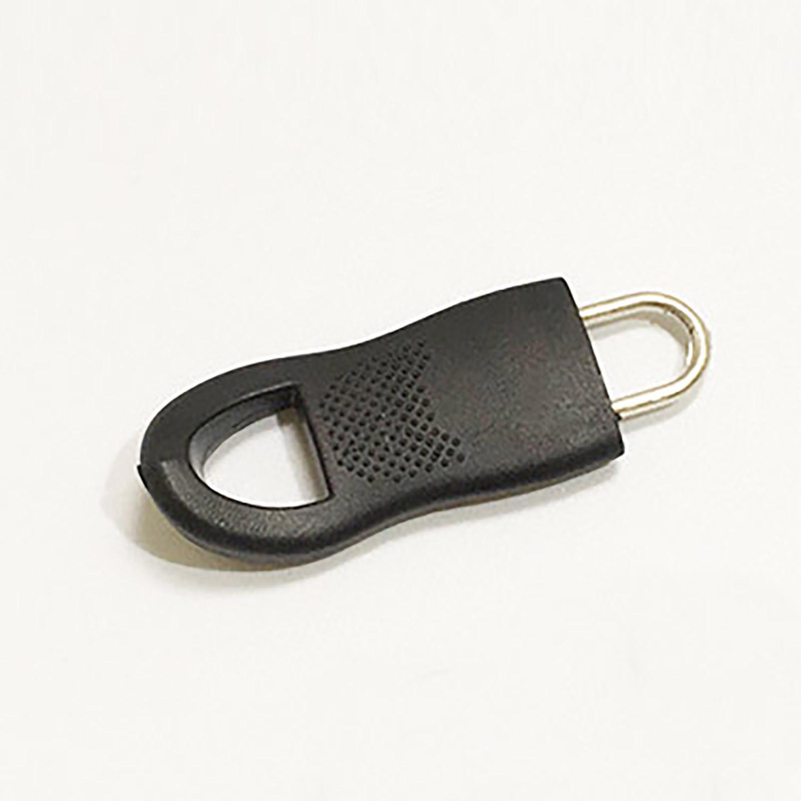 

Набор универсальных съемных застежек-молний из 3 предметов для пуховиков и сумок L чёрный