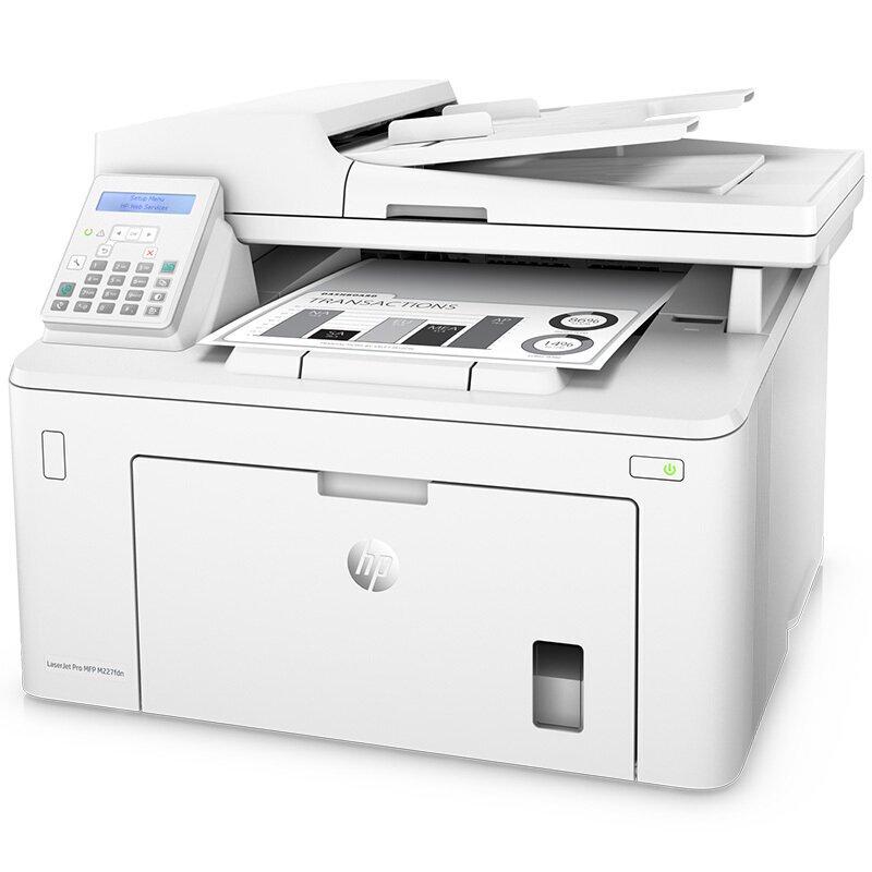 HP LaserJet Pro MFP M227fdn A4 All-in-One Monochrome Laser Printer CN plug (adapter included)